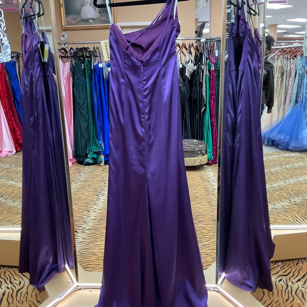Love By Design Strapless Purple Dress